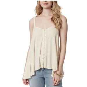 Jessica Simpson Women's Sleeveless Swing Tank Top White Size M